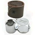 Loupe 30X Triplet Lens Elememts ,Jewelers Tool ,Gemologist Magnifier 21mm