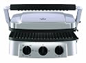 The Sharper Image 8147SI Stainless-Steel Super Grill with Interchangeable Nonstick Plates