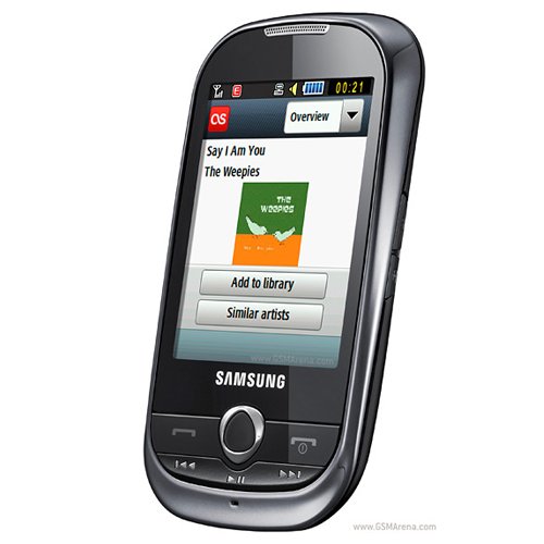Samsung M3710 Quad-Band GSM Phone with 2 MP Camera, Stereo Bluetooth, FM Radio, Wi-Fi and MP3-Unlocked Phone-No Warranty-Black