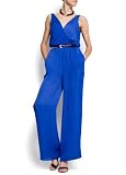Mango Women’s V-neck Jumpsuit