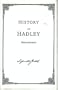 HIstory of HADLEY, Massachusetts (with) South Hadley, Amherst and Granby