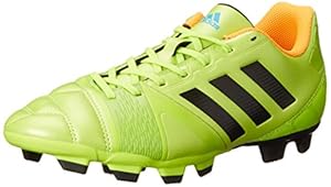 adidas Performance Men's Nitrocharge 3.0 TRX FG Soccer Shoe, Solar Slime/Black/Solar Zest, 10.5 M US