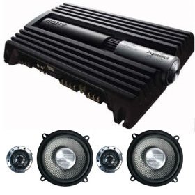 Sony-Vibe Pack With Sony XM-ZR604 3/4 Channel Amplifier and Vibe SE-K50 5.25" Speakers **FREE GIFT WHEN YOU ORDER THIS ITEM FROM NEW IMAGE CAR HIFI**
