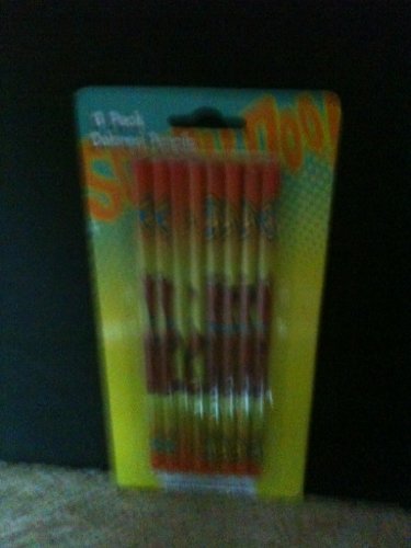 Scooby Doo 8 Pack Colored Pencils