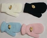 One Size Magic Mitten Trimmed with Golden Carnation for Ages 0-2 Years