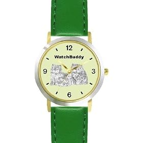 Persian Kittens (SC) CAT - WATCHBUDDY® DESIGNER DELUXE TWO-TONE THEME WATCH - Arabic... by WatchBuddy