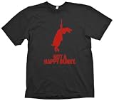 Not A Happy Bunny Funny T-Shirt by TeesBox