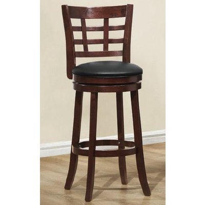 1142E-29S Edmond Swivel Pub Dark Cherry