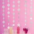 Martha Stewart Crafts Hanging Dots, White Glittered