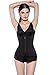 Supplim Women Waist Trainer Corset Shapewear Waist Cincher Body Shaper Bodysuit,Black,XX-Large