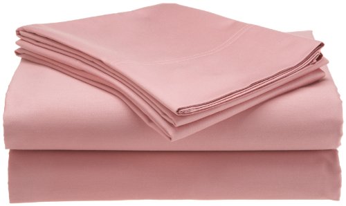 Distinctive Home 350 Thread Count Sateen King Sheet Set, Bridal Rose Distinctive Home 350 Thread Count Sateen King Sheet Set, Bridal Rose