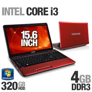 Toshiba Satellite L655-S5065RD 15.6-Inch Notebook PC - Helios Red