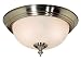 Search : Kenroy Home 91394BS Wynwood Flush Mount, Brushed Steel