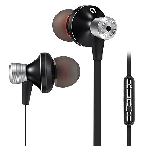 AudioMX Sport In-Ear Headphones Earphones with Mic (Black)