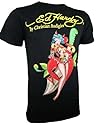 Ed Hardy Strass Herren Shirt -Devil Woman-
