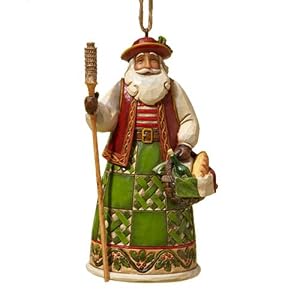 Click to buy Italian Christmas decorations : Santa tree ornament from Amazon!