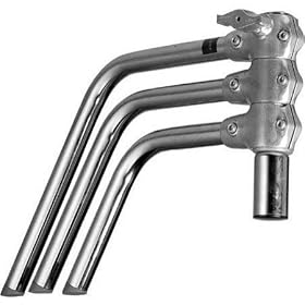 Avenger A2007 Mini C-Stand Turtle Base (Silver)