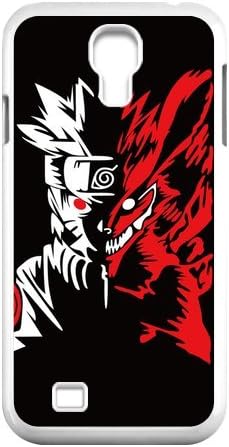 MeowStore Make Japan Cartoon Hokage Ninjia Naruto vs Fox Samsung Galaxy S4 I9500 Case Cover Phone Case Shells White