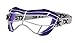 STX Lacrosse Women's 4Sight Focus Goggles, Dark Purple/Light Purple