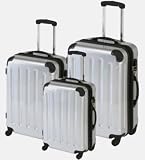 TOP-Trolley-Koffer 75/63/56cm XXL-Light, 4 Rollen 360�, Dehnfalte * Blau *