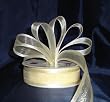 Organza Satin Edge Ribbon - 7/8" - 25 Yards (75 FT) - Pale Yellow