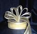 Organza Satin Edge Ribbon - 7/8" - 25 Yards (75 FT) - Pale Yellow