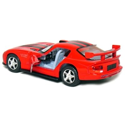 5" Dodge Viper GTR-S 1:36 Scale (Red/Black Stripes)
