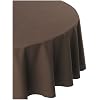 Rose Tree Royal Linen 70-inch Round Tablecloth, Java