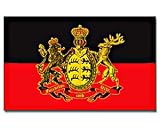 Flagge Fahne Koenigreich Wuerttemberg Furchtlos und Treu 90 * 150 cm