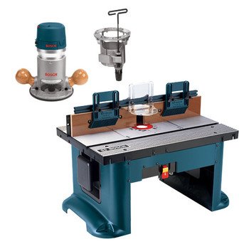 Bosch RA118EVSTB 2.25 HP Fixed-Base Electronic Router & Router Table