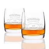 Privatglas Whiskeygläser (Bohemia) im 2er Set mit kostenloser Gravur - Motiv: Geniesser