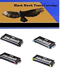 BlackHawk Refurbished XEROX / 6180 Laser Toner Cartridge Set Black Cyan Yellow Magenta High Yield