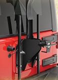 Smittybilt 2743 Matte Black 195 lbs. Maximum Capacity SRC Oversized Tire Carrier