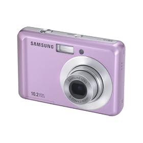 Samsung ES15 Digital Camera - Pink (10MP, 3x Optical Zoom) 2.5 inch LCD