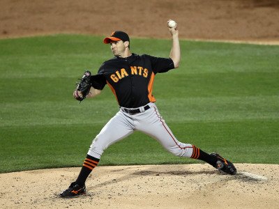 San Francisco Giants v Los Angeles Dodgers, GLENDALE, AZ - MARCH 04: Barry Zito Photographic Poster Print by Christian Petersen, 24x32