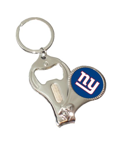 NFL New York Giants 3-in-1 Nailclipper Keychain