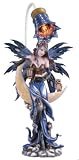 Blue Fairy On Moon Lamp With Owl Collectible Decoration Houseware