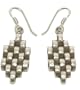 Earing Sterling Silver Handmade Jewelry 1.75 inches