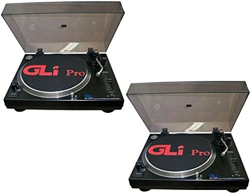 Pair of Brand New Gli Pro Sl-2500 Direct Drive Professional Turntables / S Tonearms