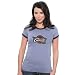 Cleveland Cav Tshirt : Majestic Threads Cleveland Cav Navy Blue Ladies Swarovski Crystal Melange Rin