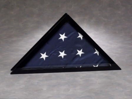 Flag Display Large w/ Black Frame Clear Front by NCase It