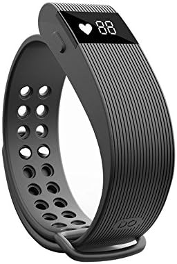 Ourdevice Intelligent Healthy Smart Bracelet Vibrating Alarm Bracelet Sport Pedometer Watch(Black)