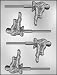 CK Products 3-Inch Karate Guy Chocolate Mold