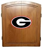 Georgia Bulldogs Dart Board Cabinet Set