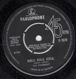 GIRLS GIRLS GIRLS 7 INCH (7" VINYL 45) UK PARLOPHONE 1965
