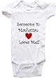 SOMEONE IN MANHATTAN LOVES ME - MANHATTAN BABY - City Series - White, Blue or Pink Onesie / Baby T-shirt