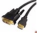 Cables Unlimited PCM-2296-06 HDMI to DVI D Single Link Cable (6 Feet, Black)