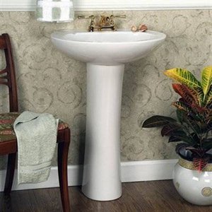 Barclay 3-202WH Hampshire Pedestal Sink