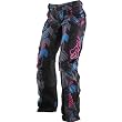Fox Racing Switch Geo Women's MX Motorcycle Pants w/ Free B&F Heart Sticker Bundle - Black/Pink