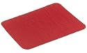 Entertaining with Caspari Set of 12 Crepe Placemats, Brick Red